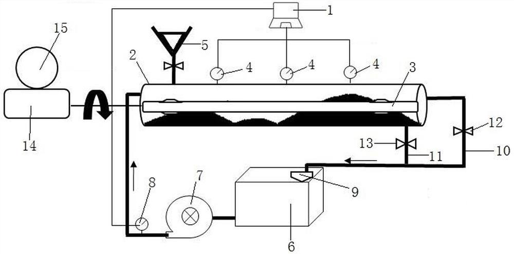 Simulation experiment method for determining thickness of rock debris bed based on measurement of fluid speed