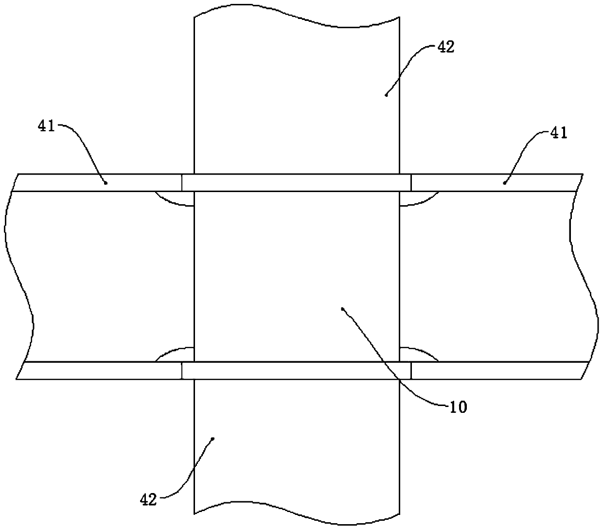 Non-Newtonian liquid filled anti-impact node, anti-impact building and construction method