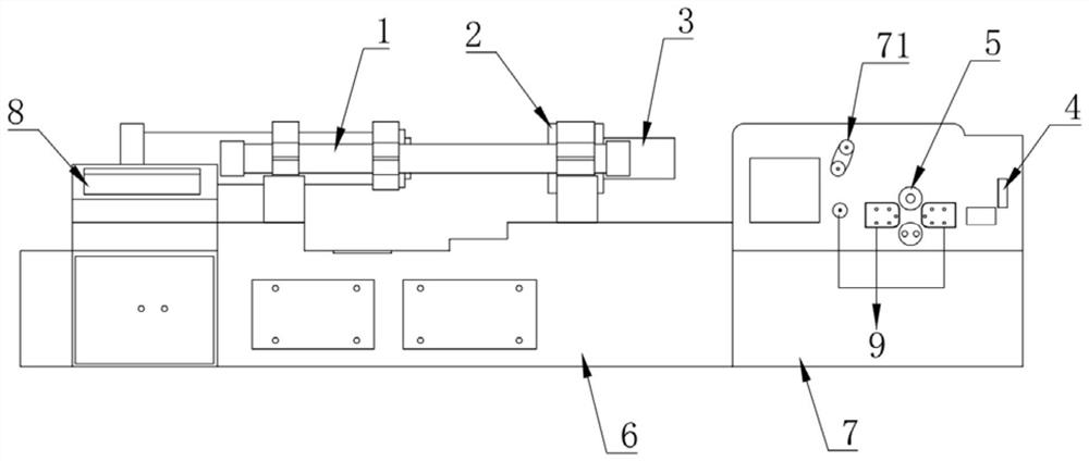 Smooth rectangular soldering tin sheet preparation system and preparation method