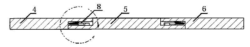 One-way separation type extensible interconnection mother board