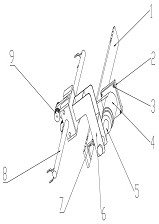 Device for automatically replacing drill rod of drilling machine