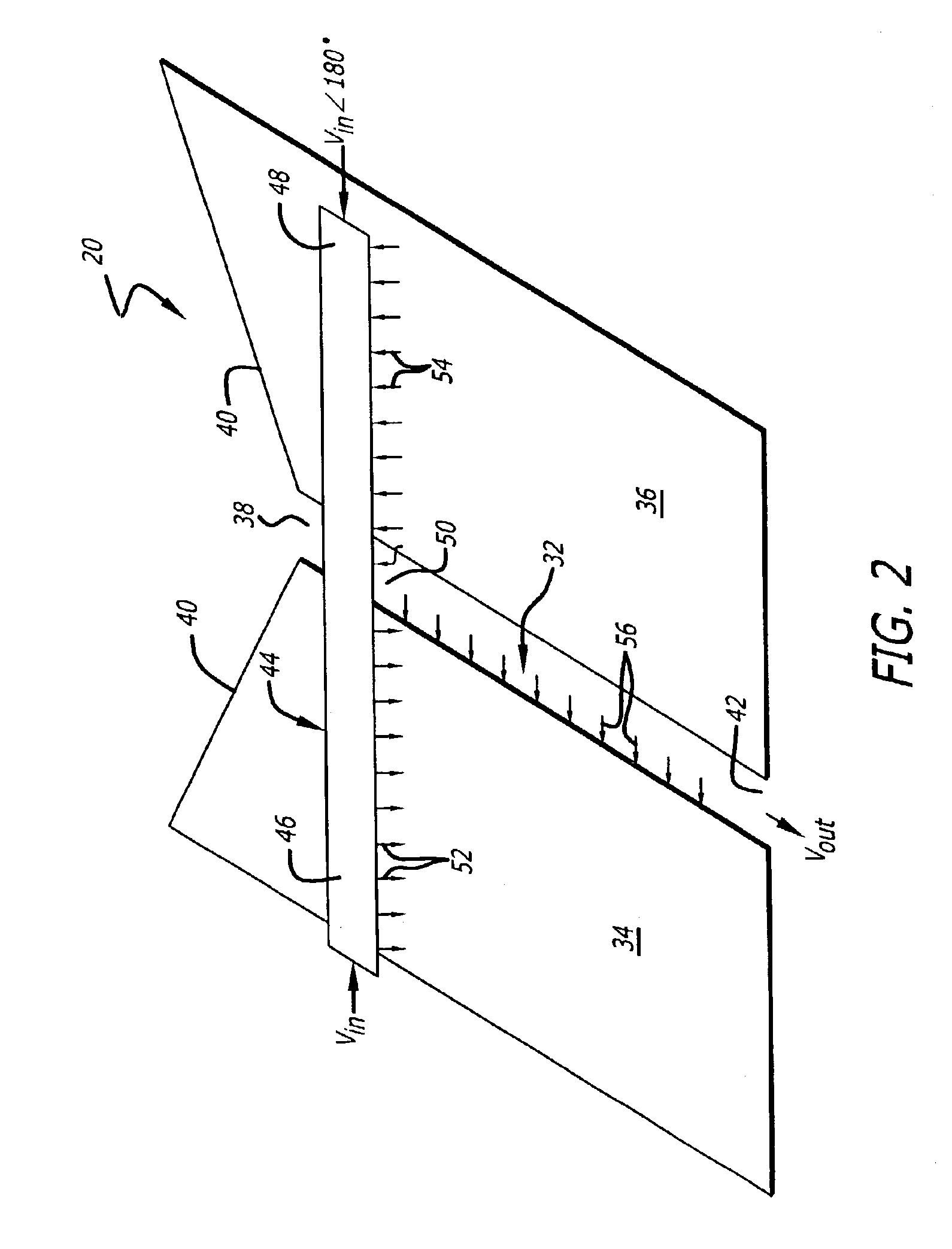 Compact balun for rejecting common mode electromagnetic fields