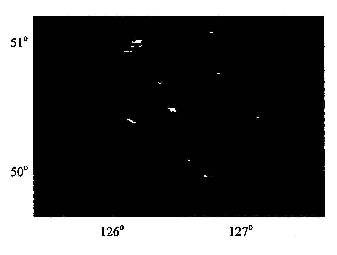 Inter-class variance based MODIS forest fire point detection method