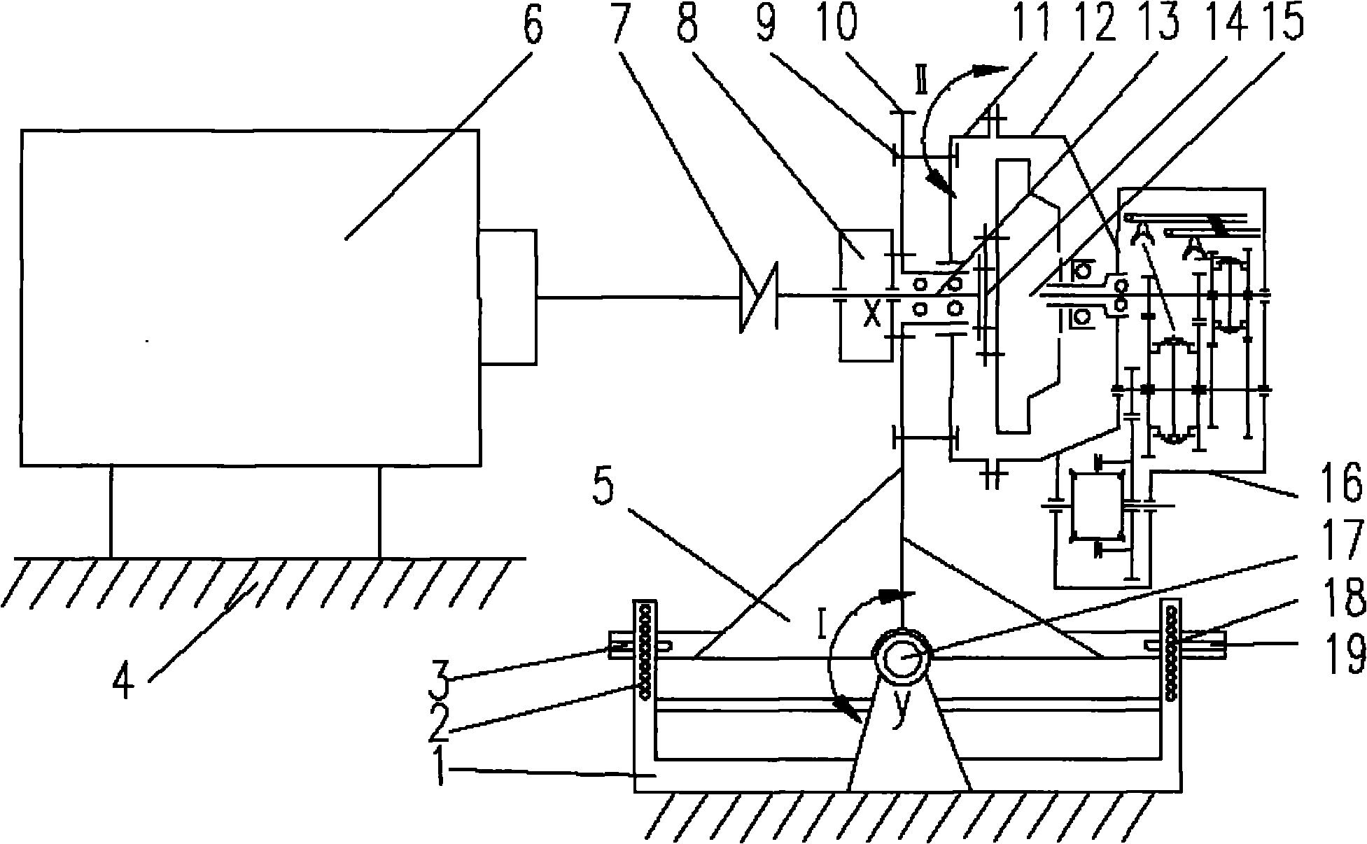 Pose adjustable rack for automotive transmission test