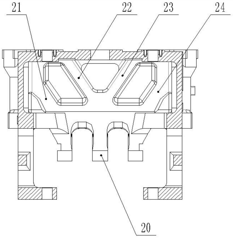 Mold clamping mechanism and mold clamping rear seat plate of injection molding machine