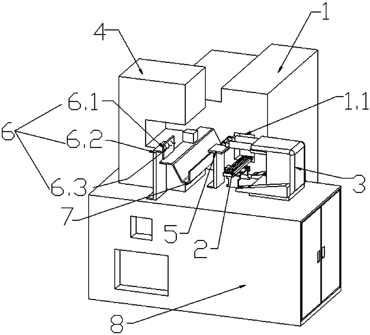 Automatic bonding equipment for rubber strip