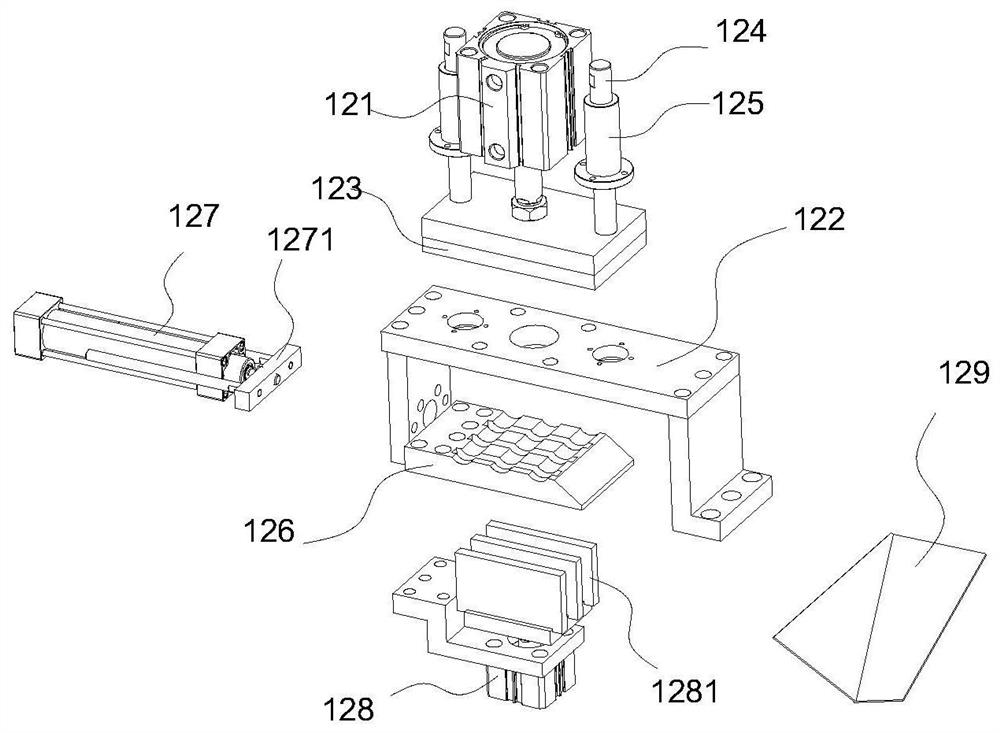 Copper pipe chamfering device and machining device