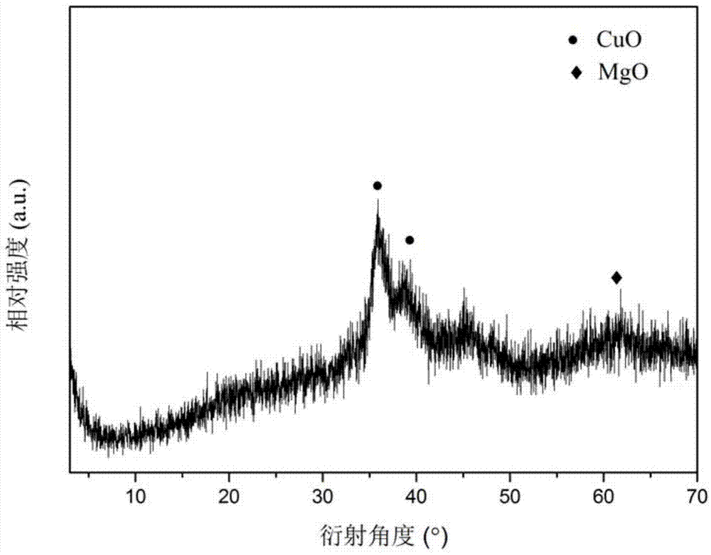 Simple preparation method for one-piece high load copper base catalyst