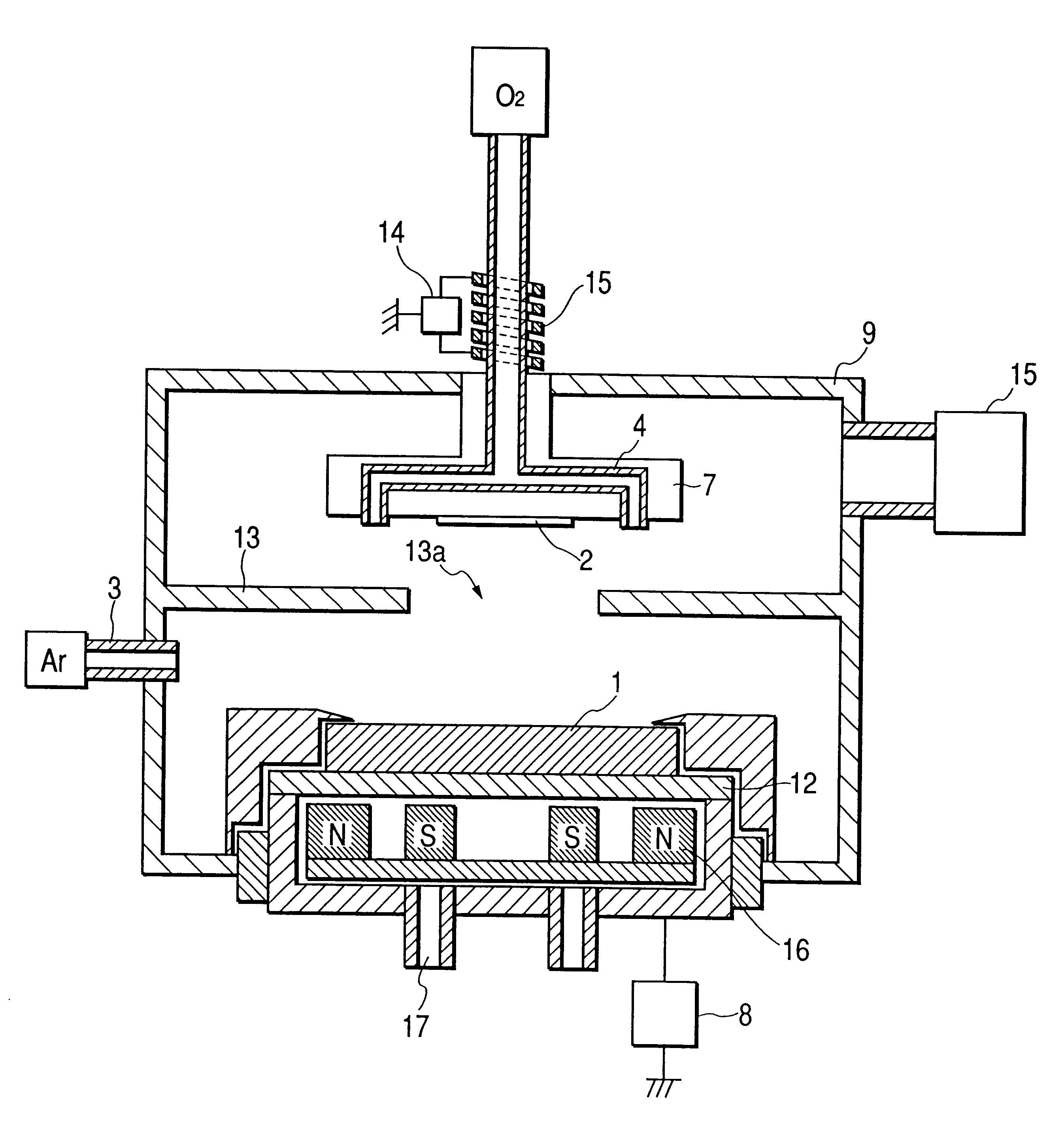 Thin film forming apparatus and method of forming thin film of compound by using the same