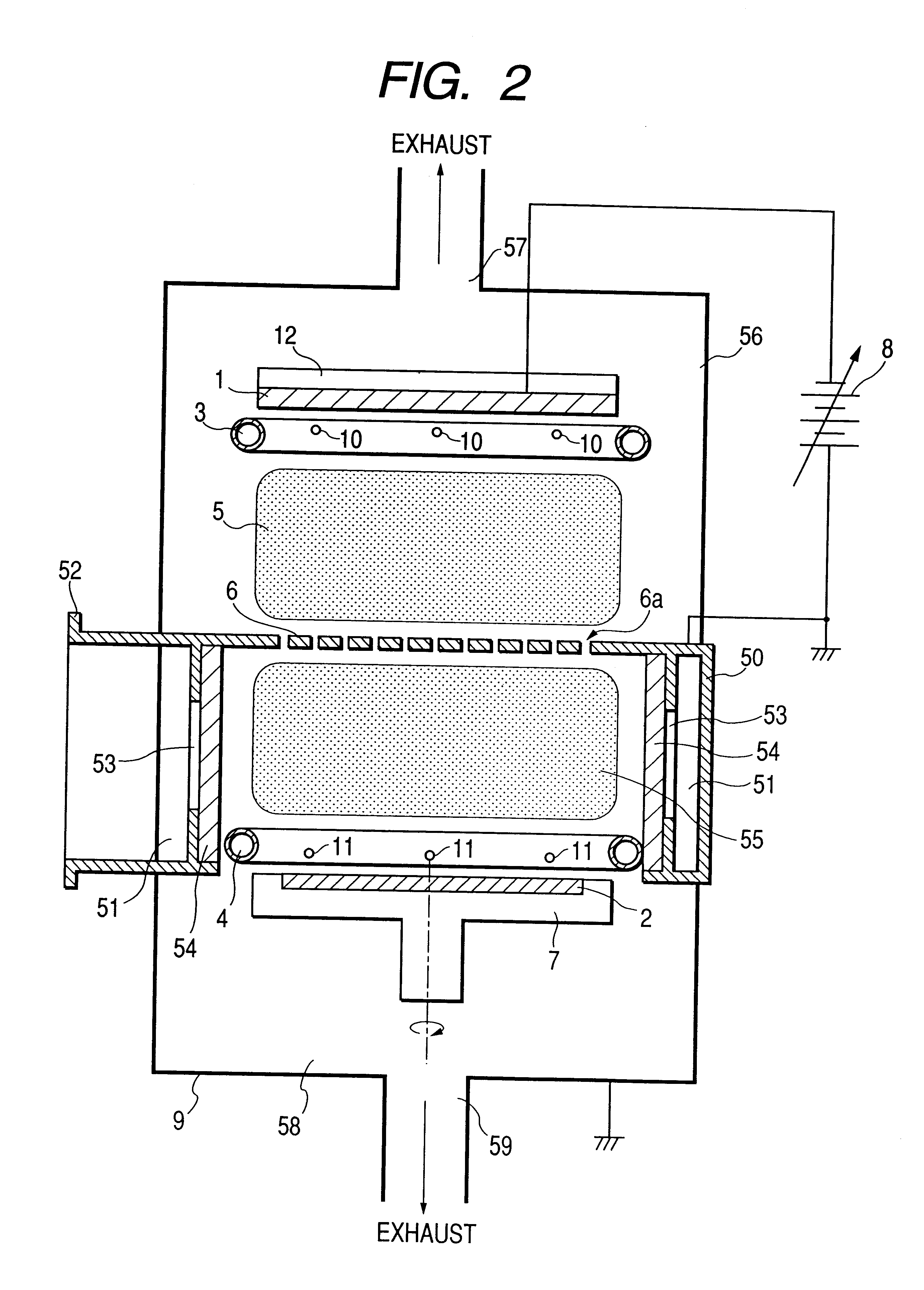 Thin film forming apparatus and method of forming thin film of compound by using the same