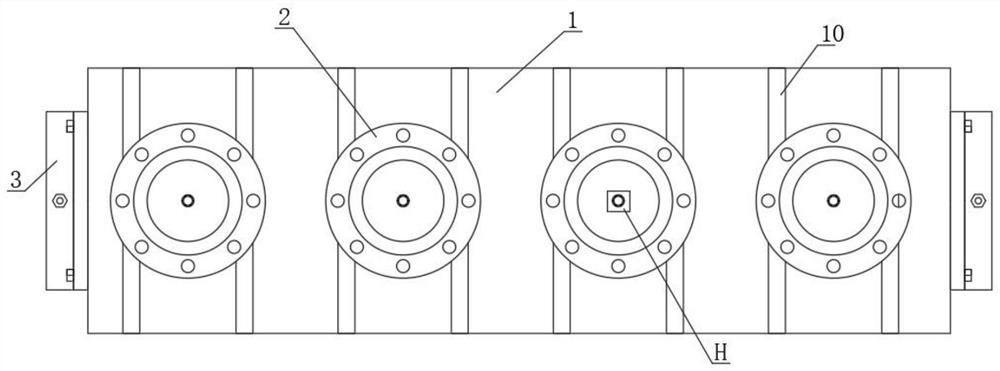 A diaphragm precision cutting positioning device and using method