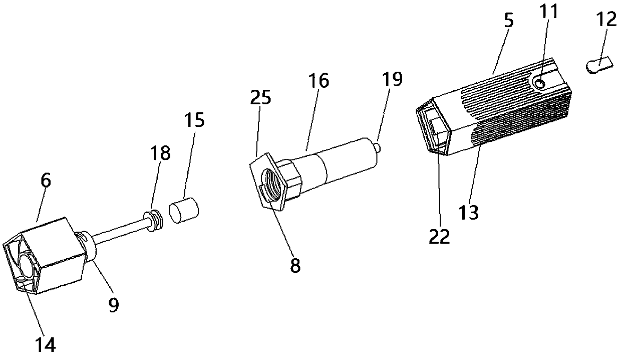 Device for detecting analyte in liquid sample