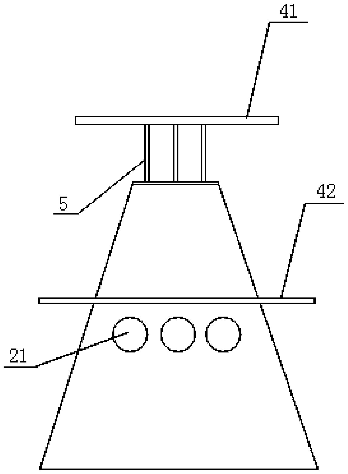 Ventilation device of temperature sensor for meteorological measurement