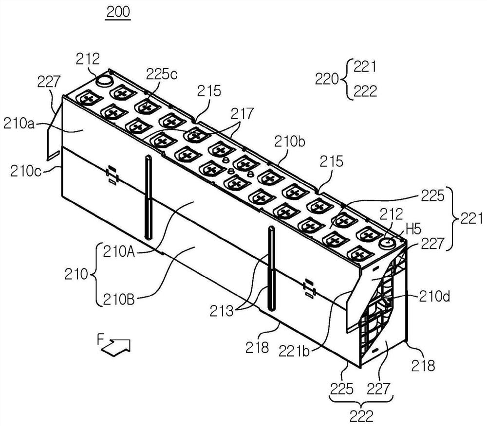 Battery pack comprising mounting structure