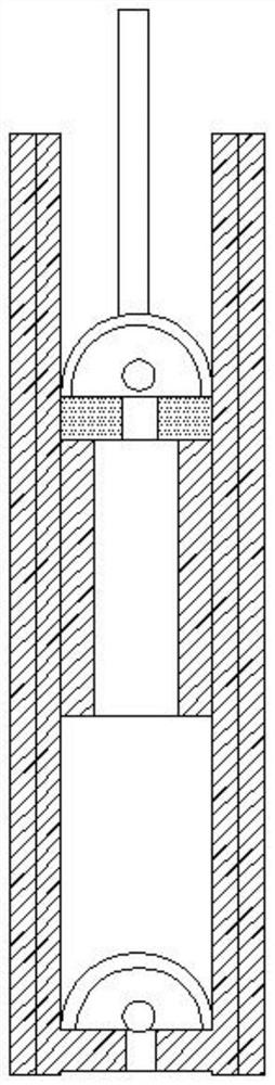 Underground layered oil production control device