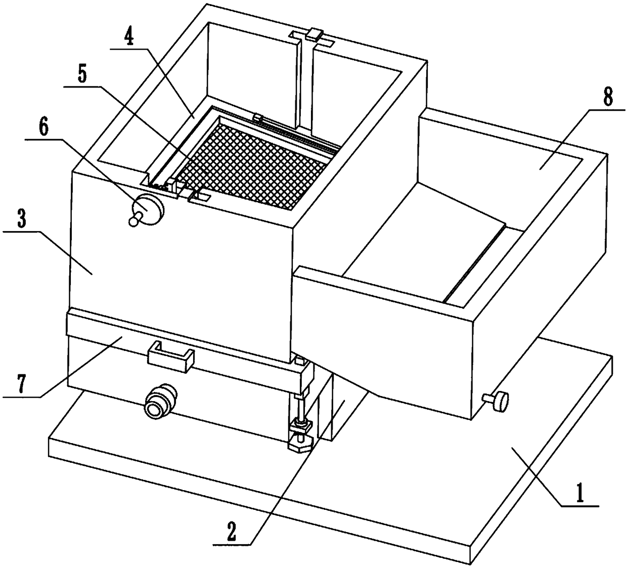 Cooling liquid recovery device of numerical control machine tool