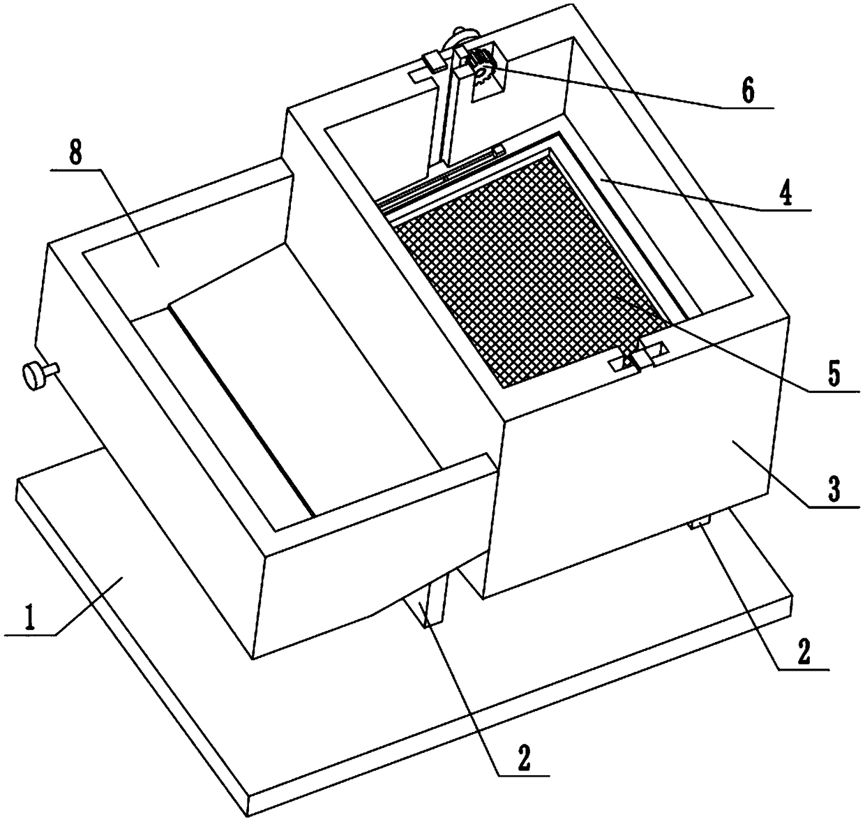 Cooling liquid recovery device of numerical control machine tool