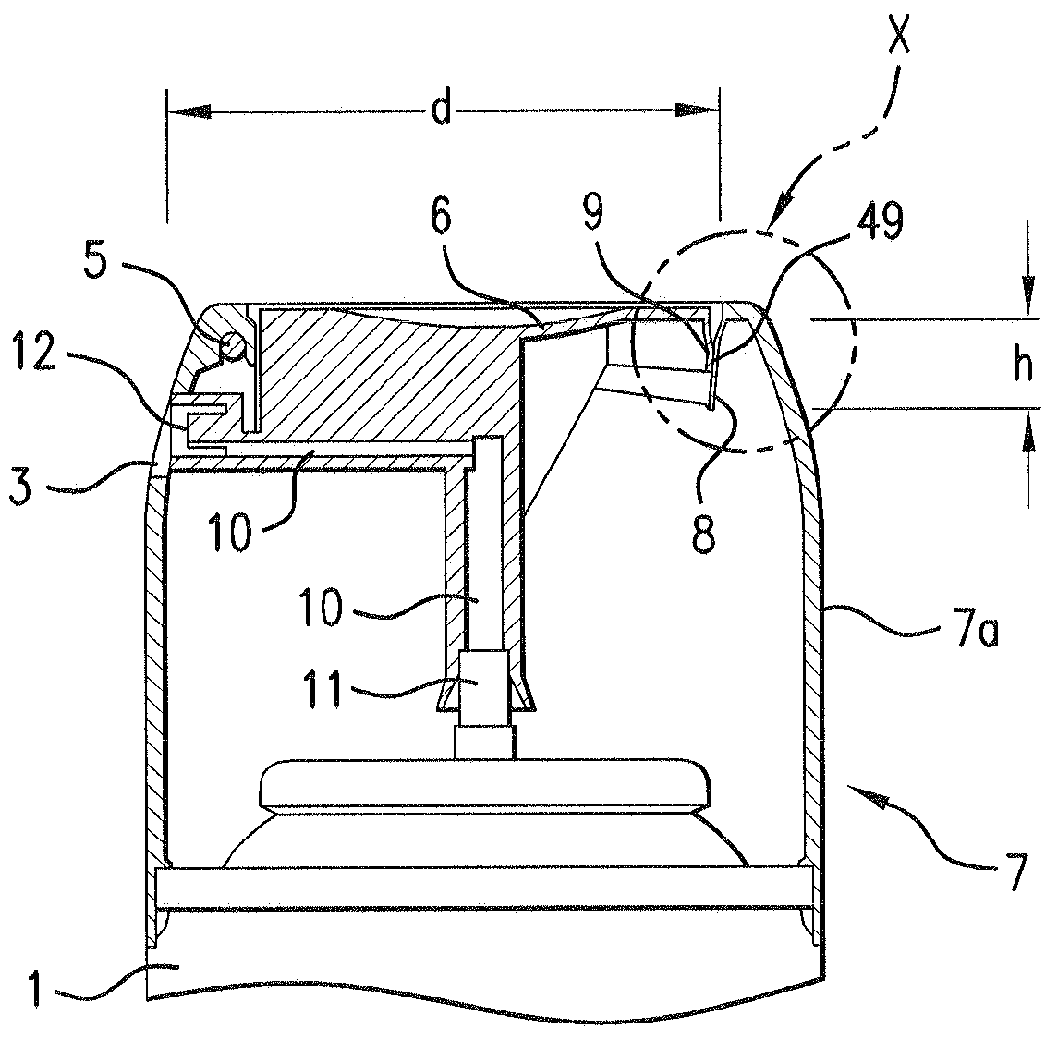 Cap for an aerosol can or a spray can, with an acoustic seal