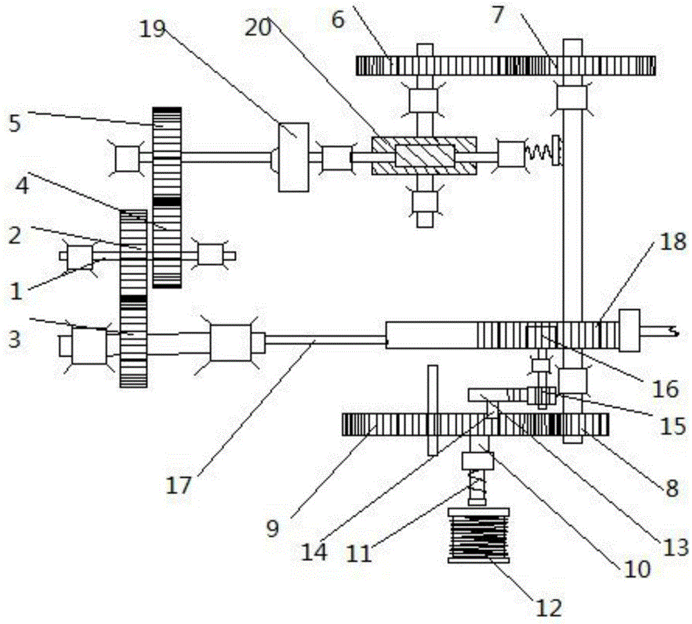 Reciprocating mechanism used for cleaning device