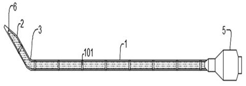 Suture guide needle for fat chamber reduction