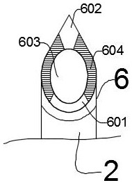 Suture guide needle for fat chamber reduction