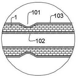 Suture guide needle for fat chamber reduction