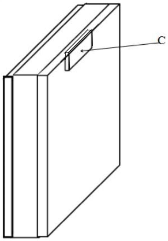 Integrated insulation board with built-in connecting piece and preparation method of integrated insulation board