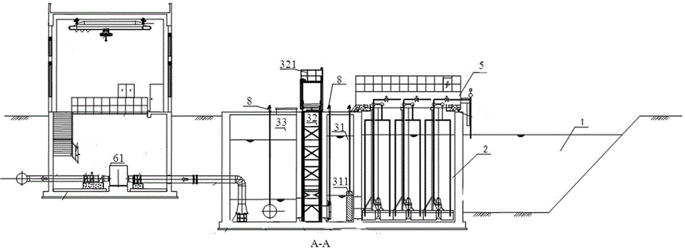 High turbidity water intake dredging system and method thereof