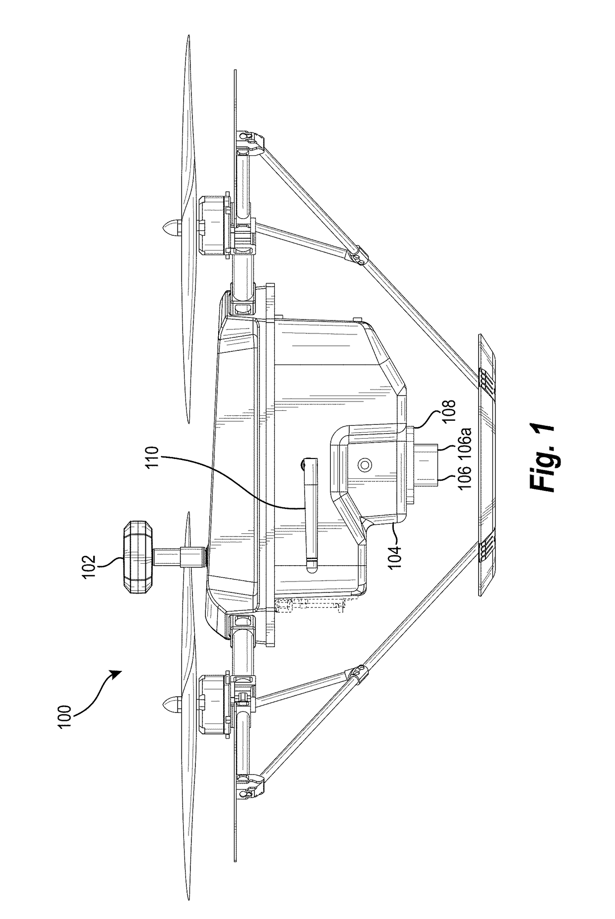 Identifying camera position of a UAV in flight utilizing real time kinematic satellite navigation