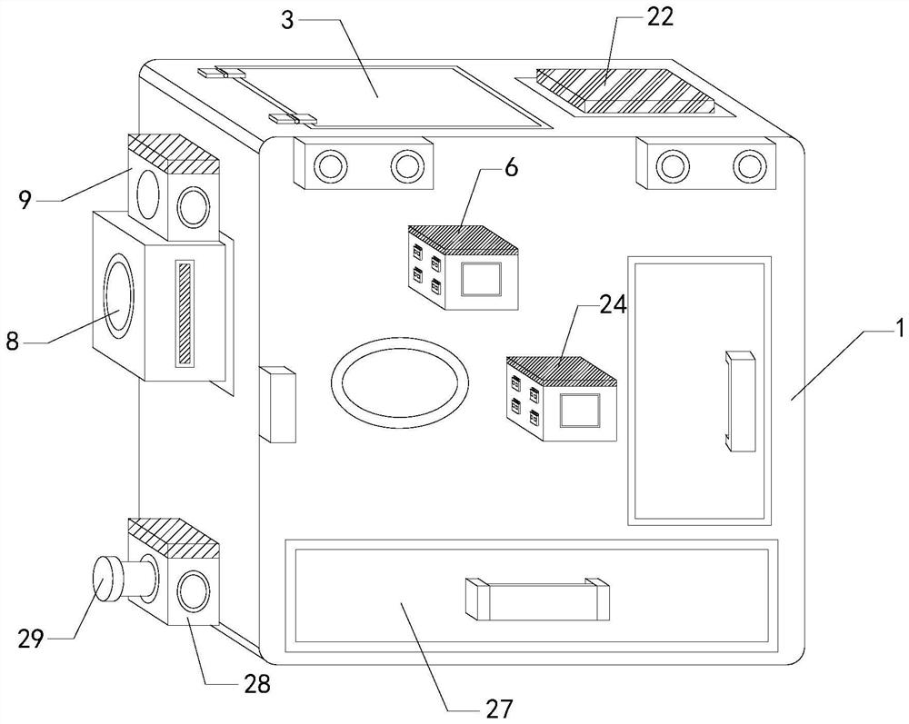 Energy-saving and environment-friendly efficient waste LED chip recovery processing device