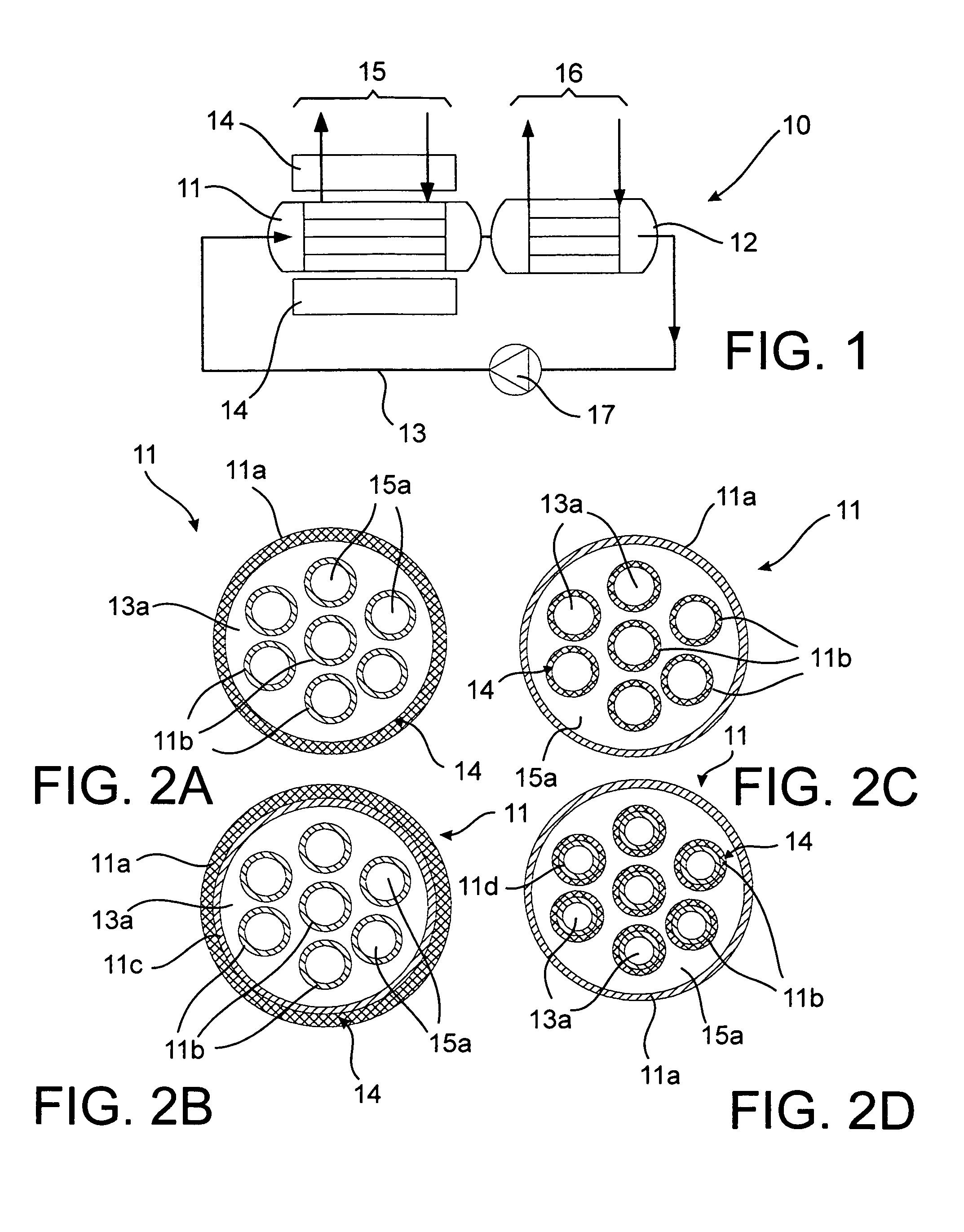 Method and device for the generation of cold and heat by magneto-calorific effect