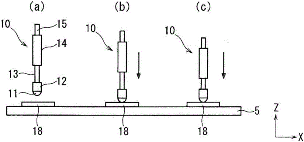 Contact-probe type temperature detector, semiconductor device evaluation apparatus and semiconductor device evaluating method