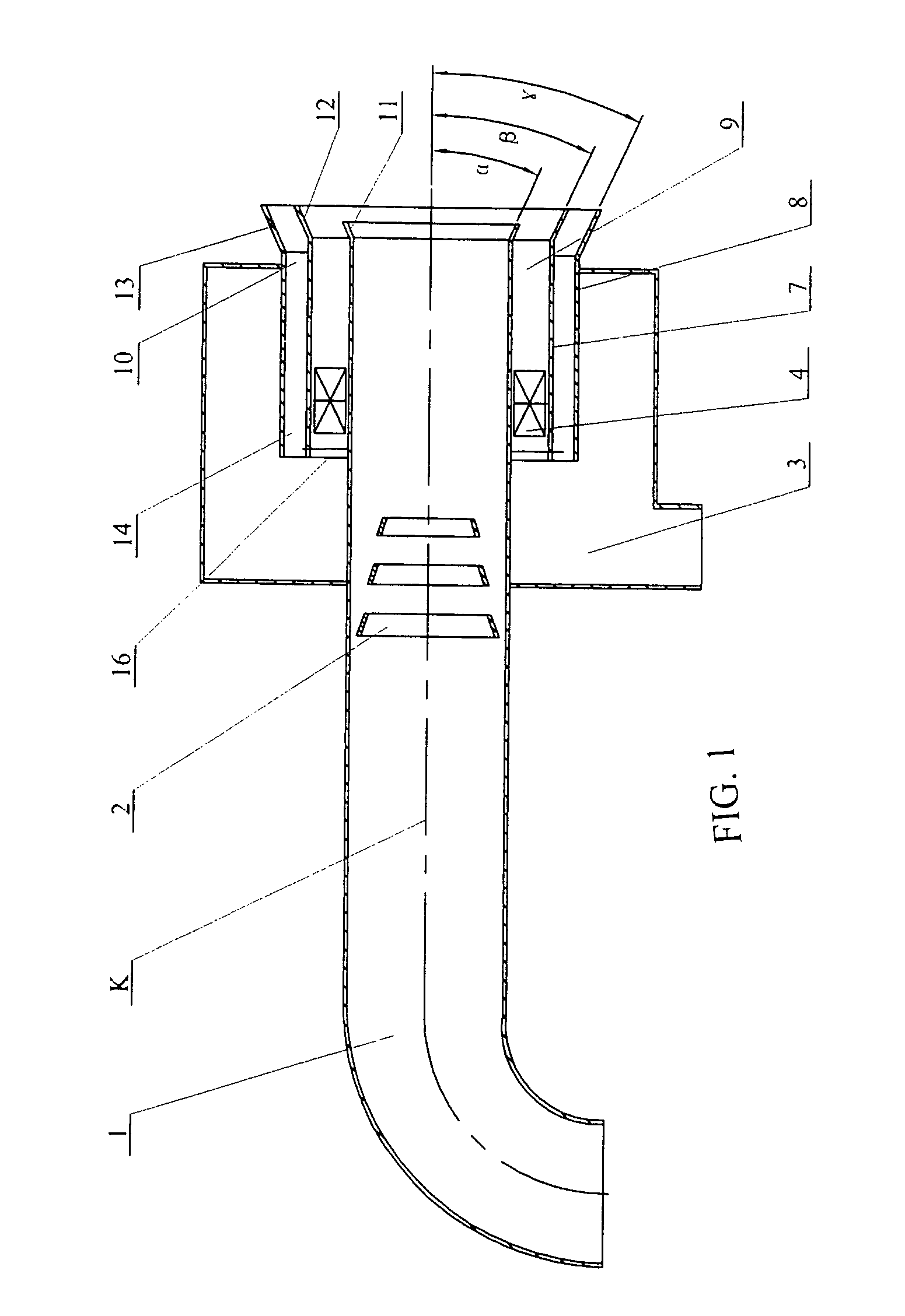 Low NOX swirl coal combustion burner