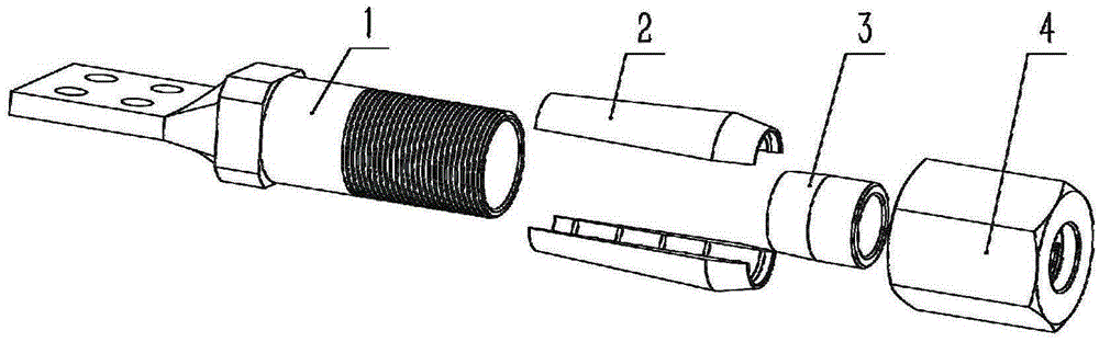 Sleeve-type cable clamp device