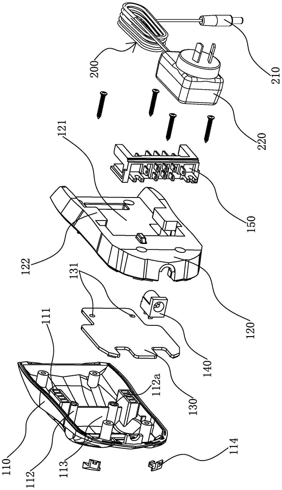 A mobile phone battery charger