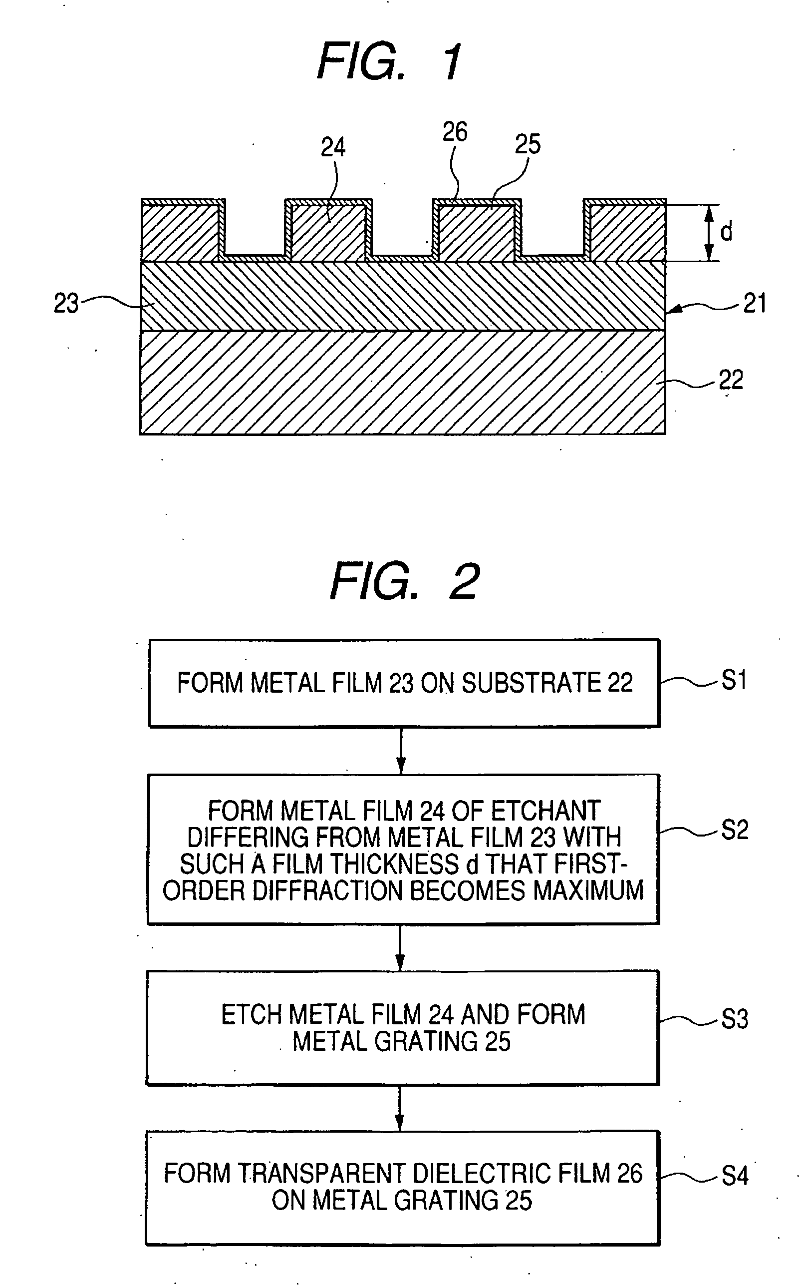 Surface reflection type phase grating