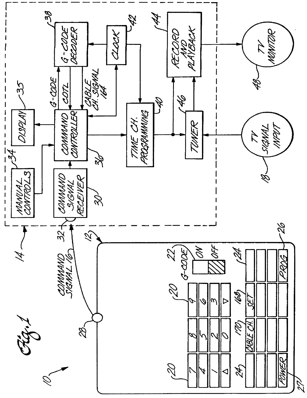 Apparatus and method using compressed codes for recorder preprogramming