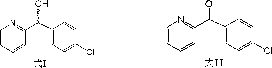 Method for directionally synthesizing (4-chlorphenyl)-(pyridine-2-base)-methanol