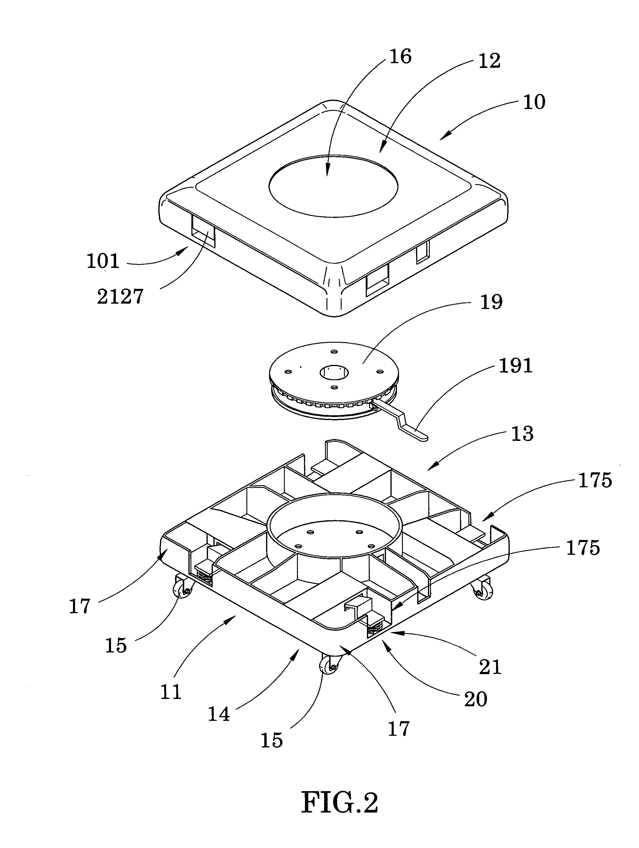 Adjustable rotation base