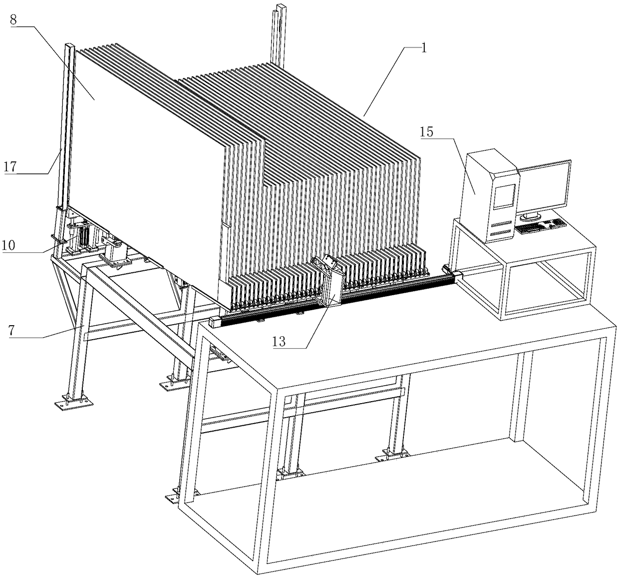 Automatic sorting system for customization of furniture plates