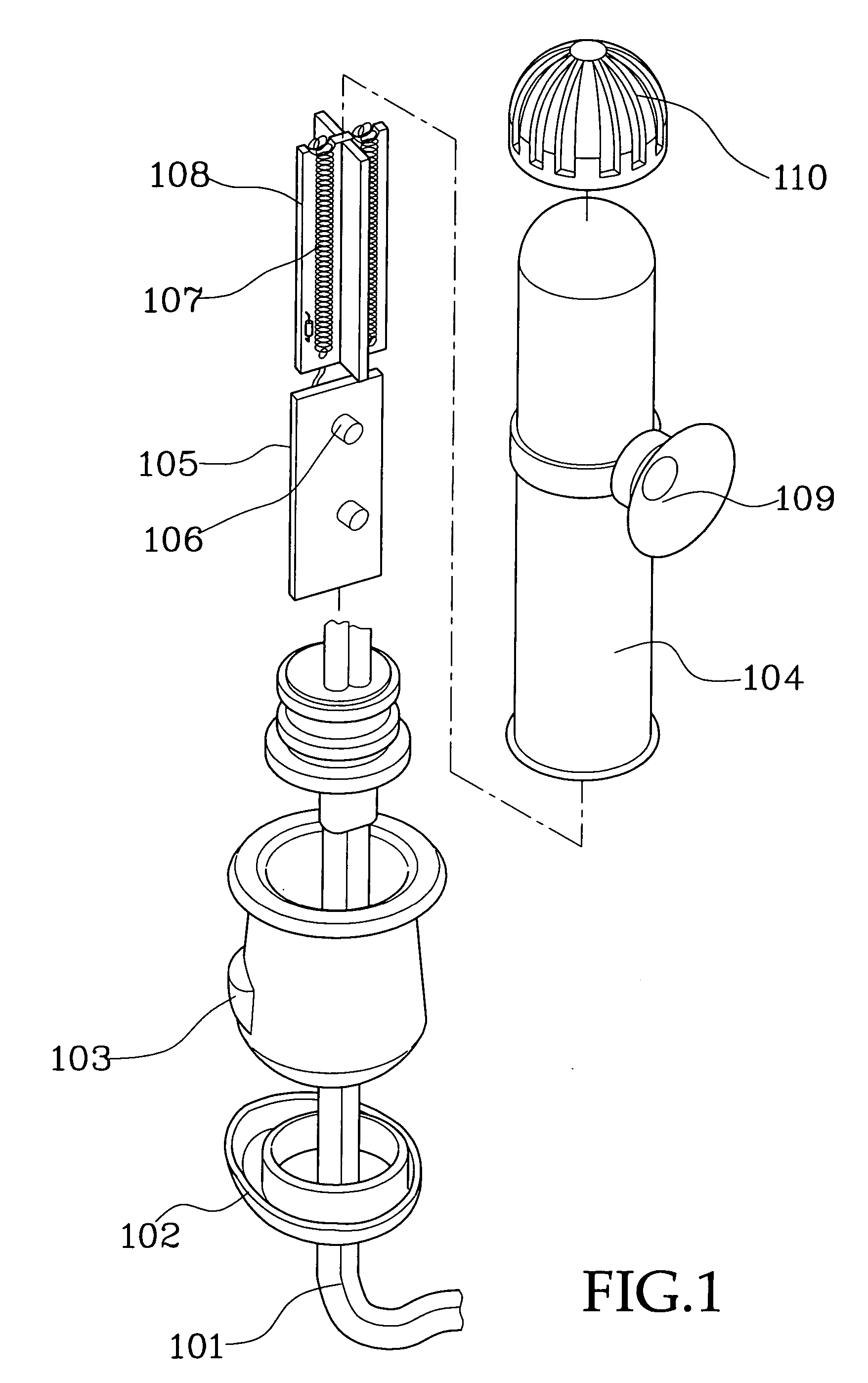 Temperature detecting heater with indicating structure for aquarium