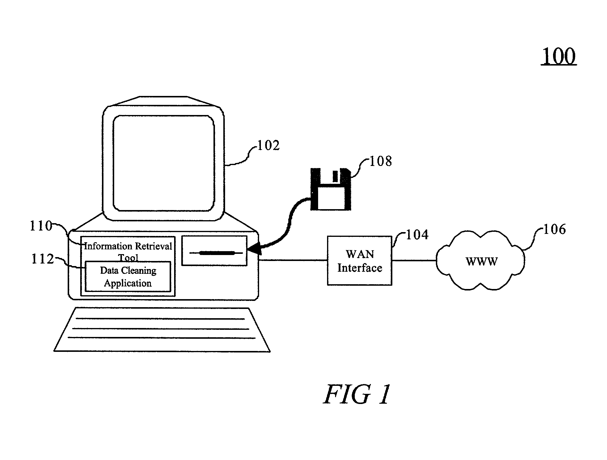 Method and system for improving data quality in large hyperlinked text databases using pagelets and templates