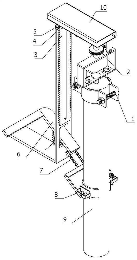 Working method of multi-stage pile pulling device with one-way locking effect