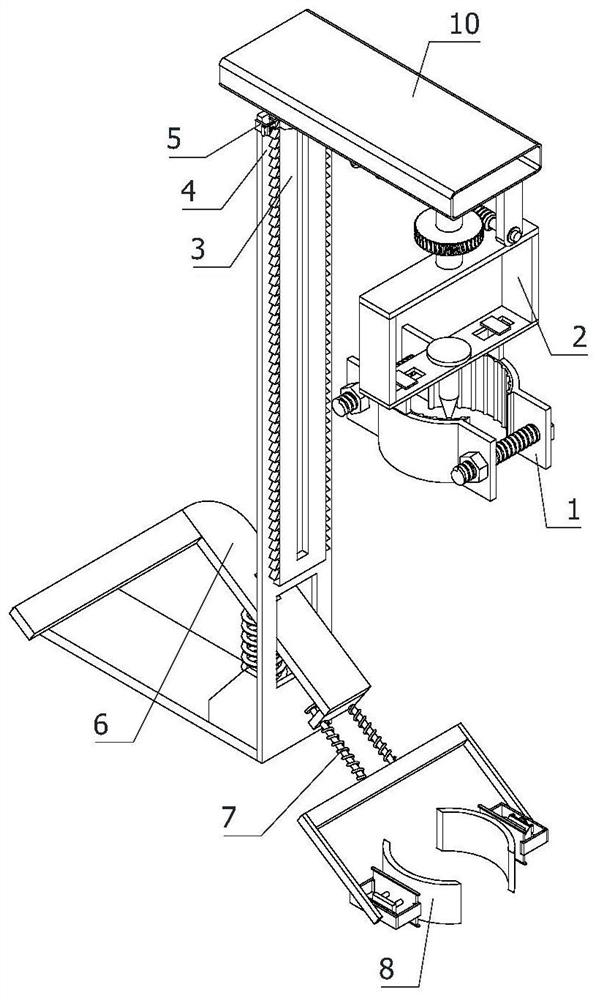 Working method of multi-stage pile pulling device with one-way locking effect