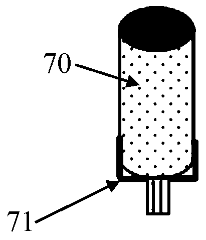 Trough experiment device for simulating deepwater turbidite water channel sedimentary characteristics under salt structure control