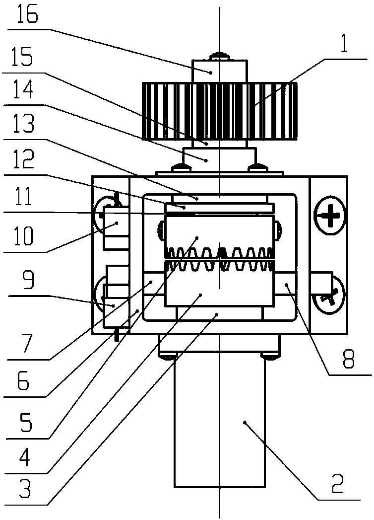 Ball screw rod reverse rotation preventing device