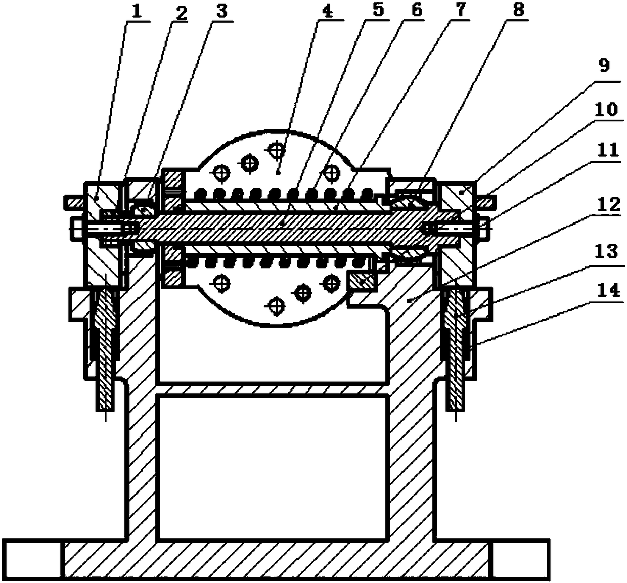 Unfolding locking mechanism based on torsion spring