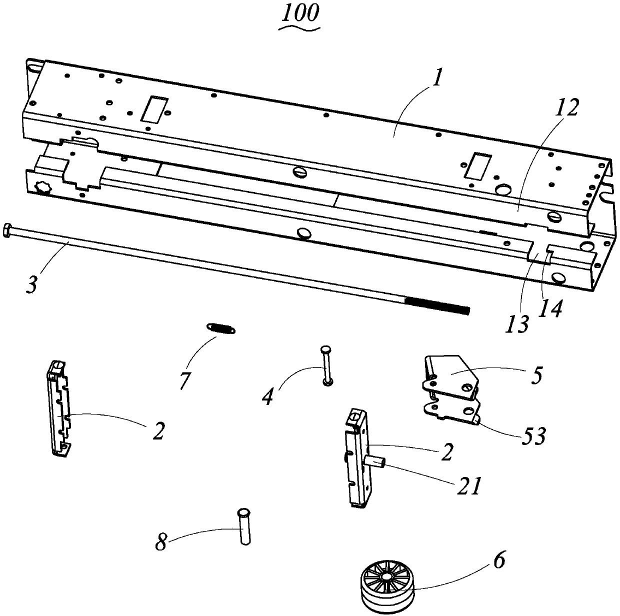 Height-adjustable corner supporting assembly, household appliance and adjusting method of supporting foot