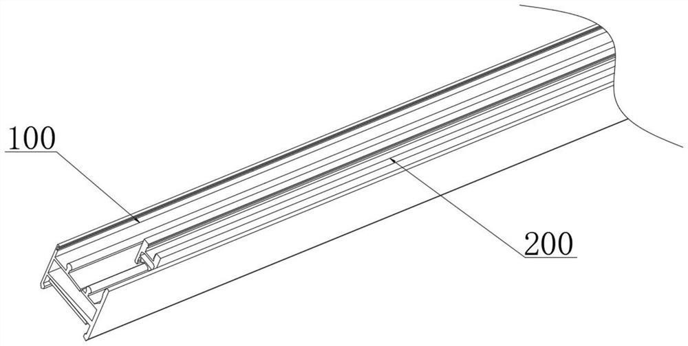 Push-pull type water-seepage-proof plastic-steel door and window