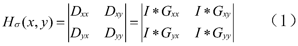 Feature extraction method for identifying and tracking moving target